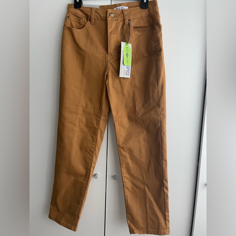 Blue spice Premium Jean , high waist straight leg ankle